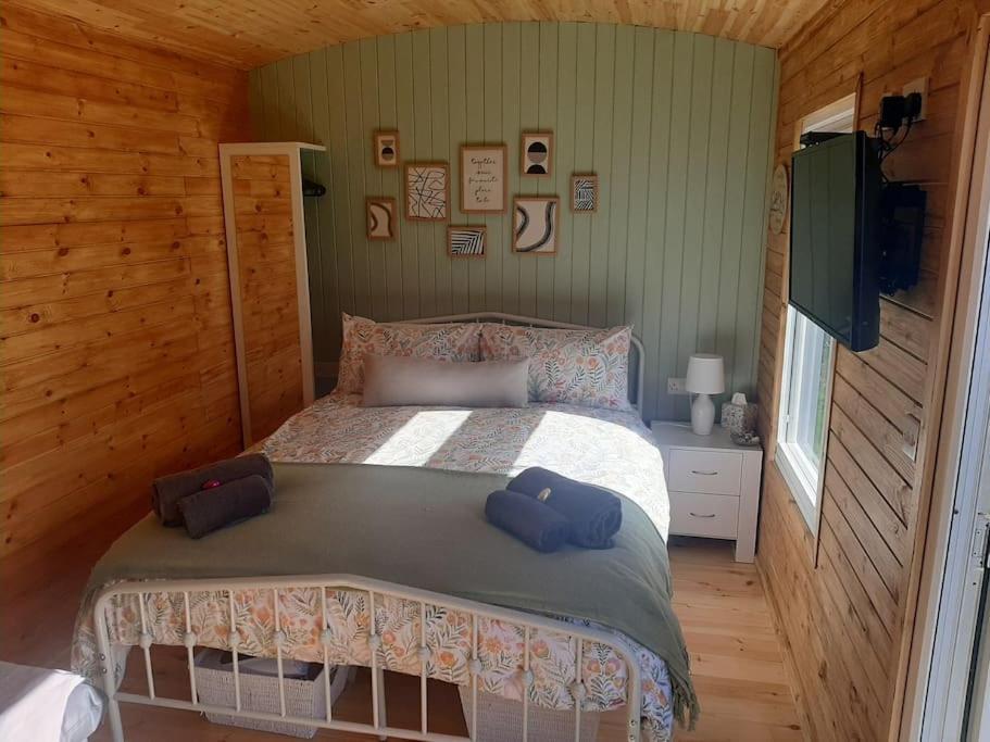 Anglesey New Modern Shepherds Hut With Spa Hot Tub Gwalchmai Eksteriør billede